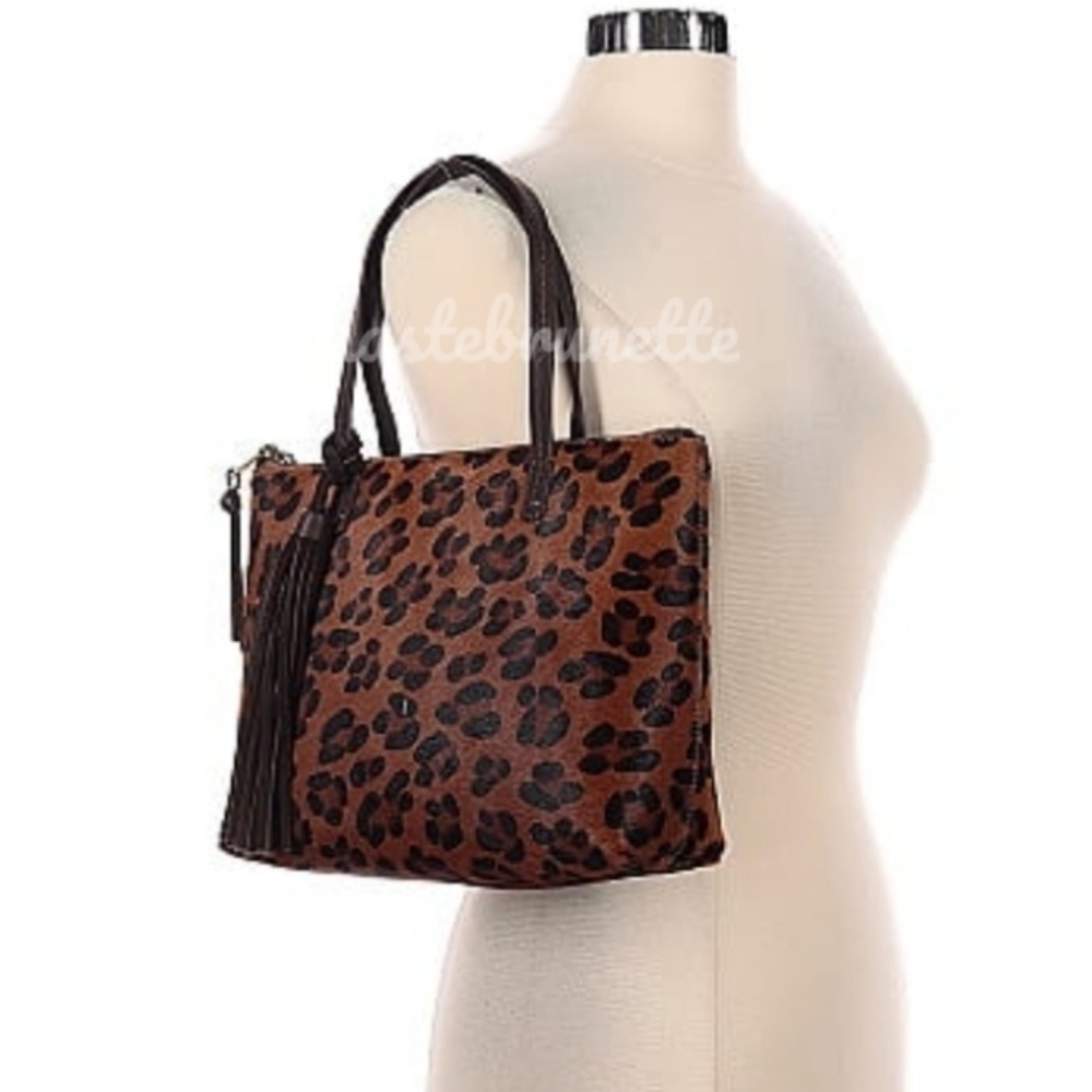 $428 NWT Anthropologie Leopard Zip Tippi